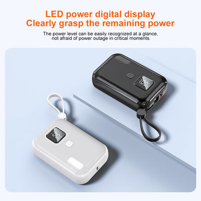بنك طاقة محمول صغير 10000mAh 22.5W PD مع مدخل PD22.5W ونوع بطارية 21700