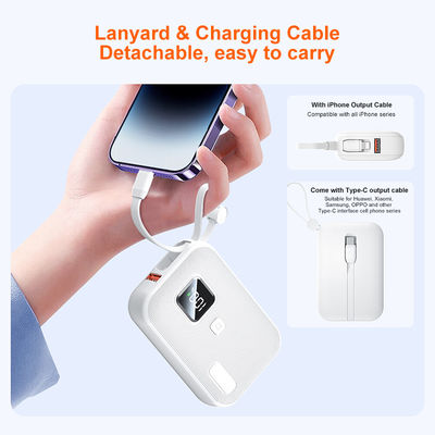سعر جيد سهل الحمل المصرف الصغير للطاقة أخف 10000mah المصرف للطاقة مع PD22.5W الخروج الانترنت