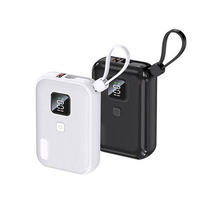 10000mAh بنك طاقة خفيف الوزن مصغر الشحن اللاسلكي من النوع C لسهولة المشي