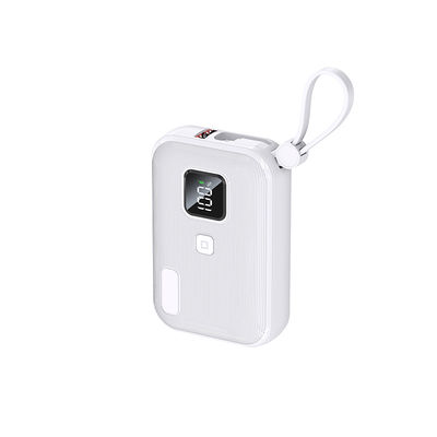 محمول 10000mAh ABS Mini Power Bank PD22.5W مع نوع بطارية 21700