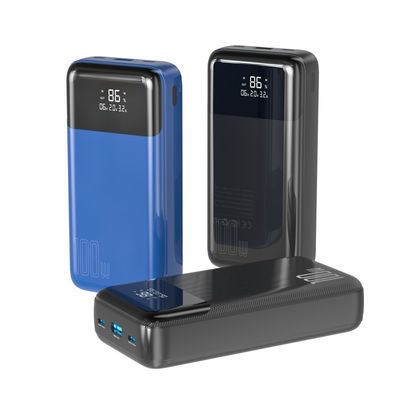 سعر جيد 25000mAh ABS PC Power Bank 100W التوافق العالمي الانترنت