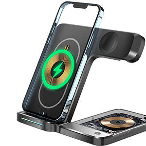 سعر جيد نوع C مدخل شحن سريع شاحن لاسلكي 10W 7.5W 5W لـ iPhone Apple Watch Air Pods الانترنت