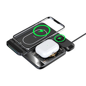سعر جيد ODM OEM Powerbank شاحن لاسلكي 110-205KHz تردد الشحن 2-8mm مسافة الشحن الانترنت