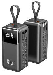 سعر جيد بنك الطاقة الجديد ذو الـ 65 واطاً مصغراً مع كابلات مدمجة الانترنت