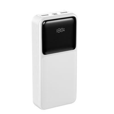 سعر جيد 20000mAh مدمجة في كيبل بنك الطاقة بنك الطاقة مع كابل متكامل 5V / 3A الانترنت