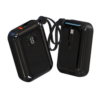 سعر جيد عازل للحريق ABS PC عالمية 10000mah بنك الطاقة مع تشكيل في الكابلات الانترنت