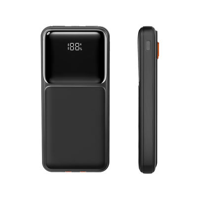 سعر جيد 10000mAh شحن سريع بنك الطاقة المحمول المحمول مع كابل مدمج الانترنت
